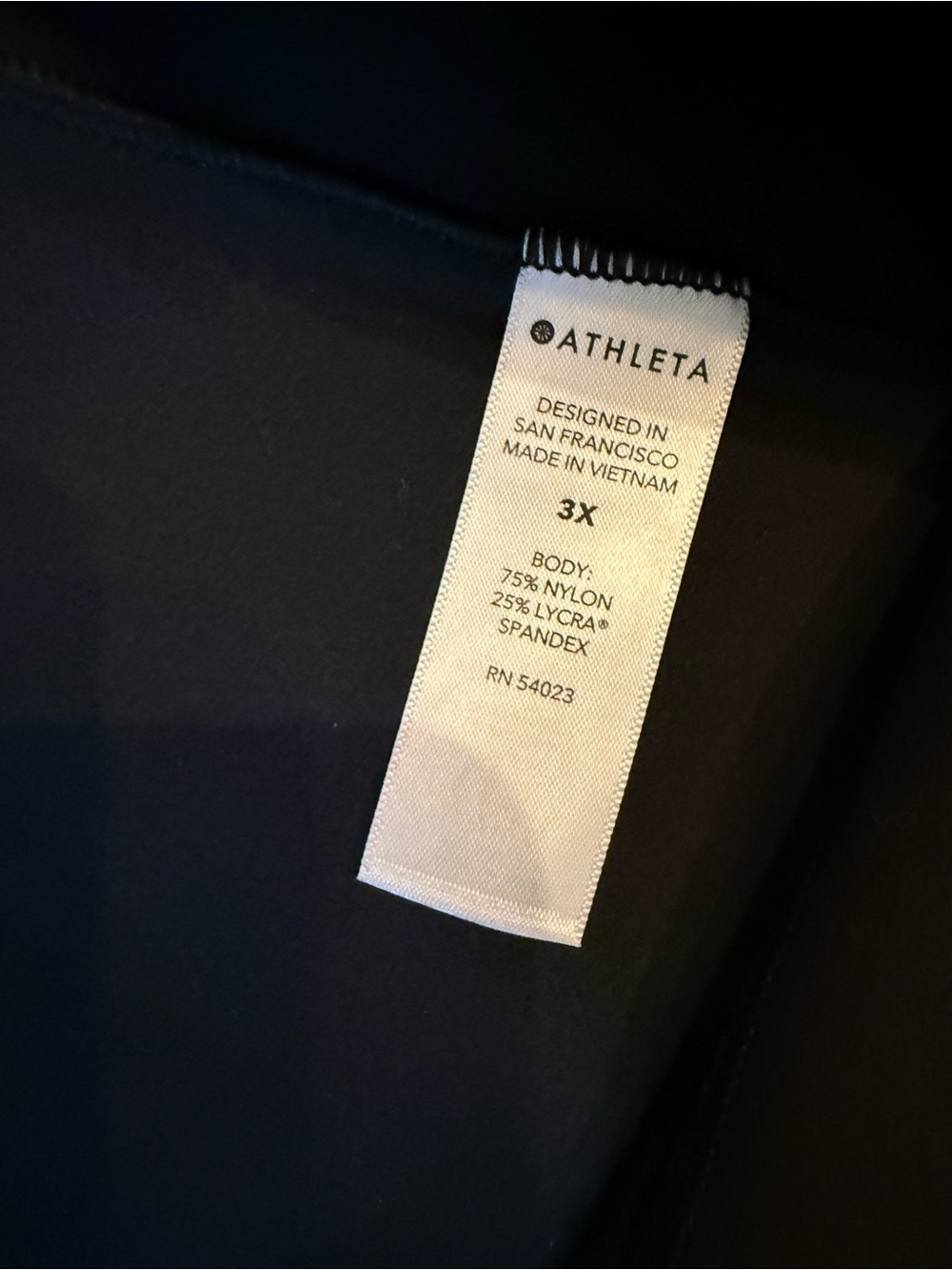 NWT Athleta Salutation Stash Pocket II 7/8 Leggings Black 3X Plus - Picture 7 of 10